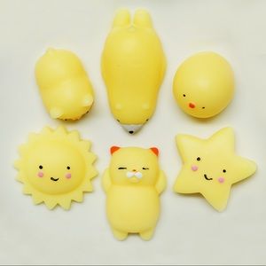 Mochi squishy animals toys 6pcd